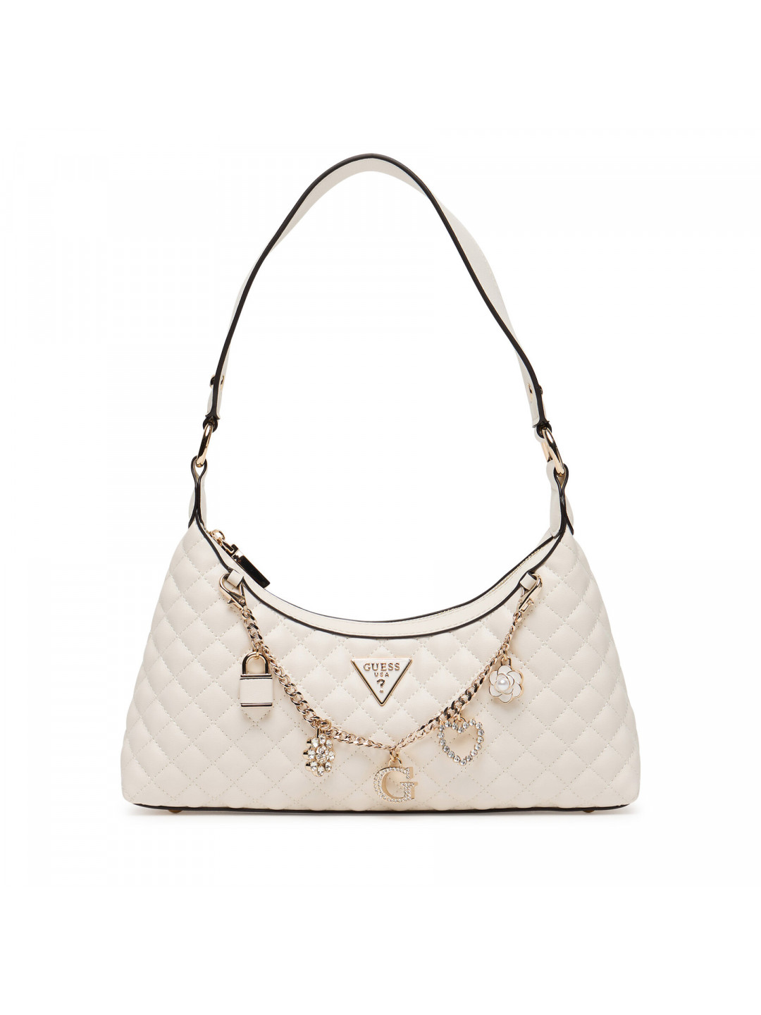Kabelka Guess Everlee HWEG86 79180 Écru